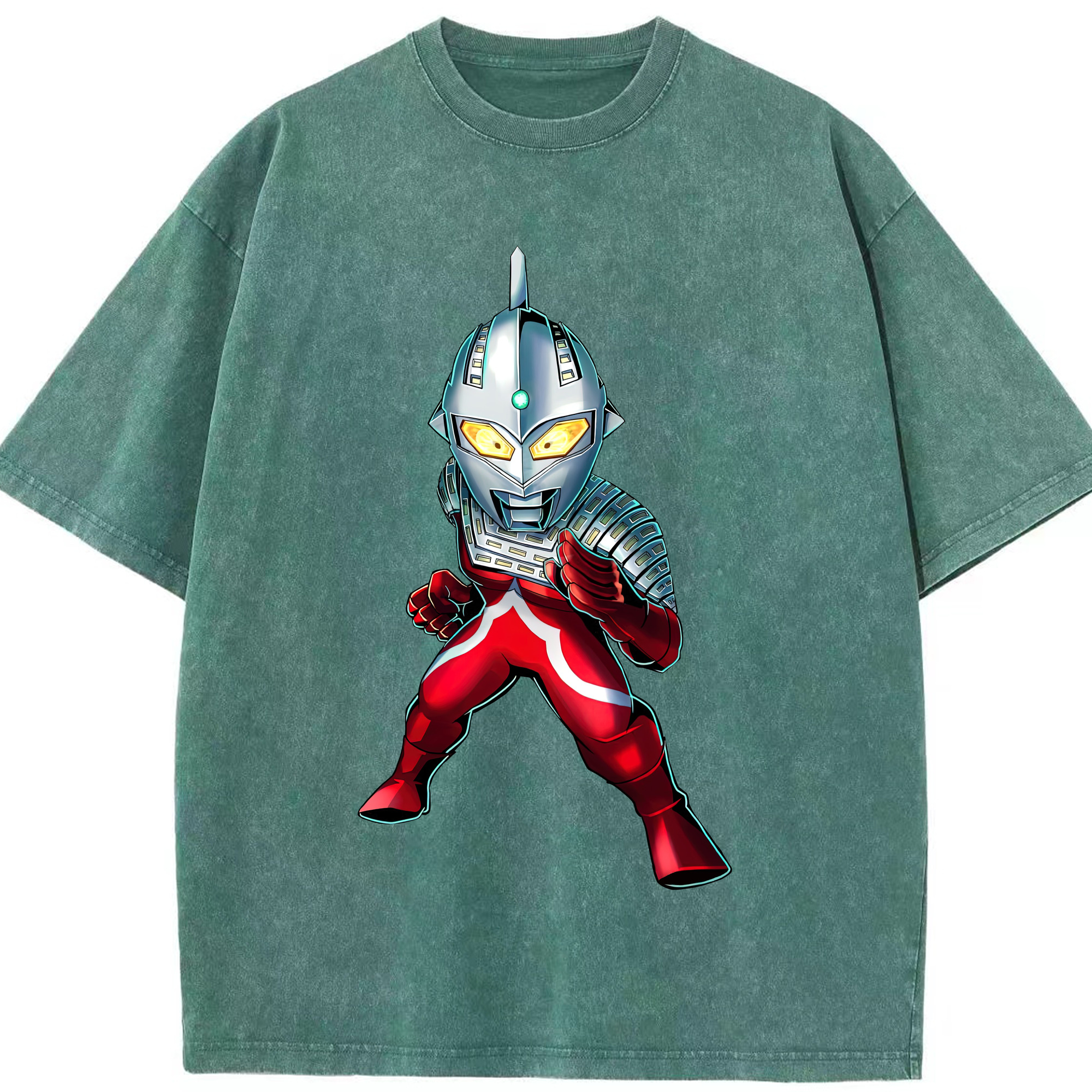 （画像用） ウルトラマン Ultraman 綿100% ヴィンテージ風 半袖Tシャツ（フロントプリント）